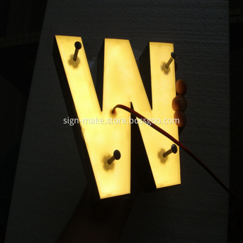 Halo Lit LED Electronic Channel Letter Signs